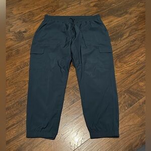 Old navy women’s blue cargo joggers size XL
